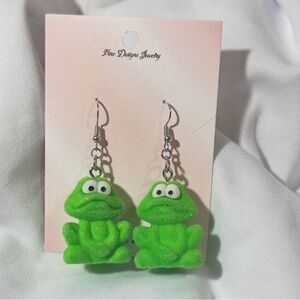 🐸3D Frog Earrings🐸